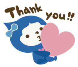 "LUCKY COLOR chan"(English) sticker #8085705