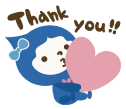 "LUCKY COLOR chan"(English) sticker #8085705