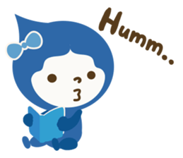 "LUCKY COLOR chan"(English) sticker #8085709