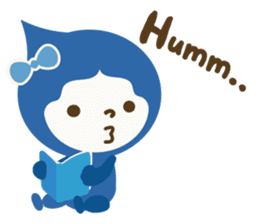 "LUCKY COLOR chan"(English) sticker #8085709