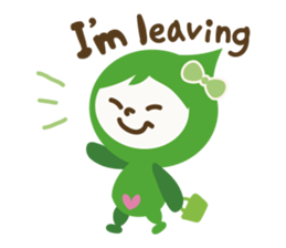 "LUCKY COLOR chan"(English) sticker #8085710