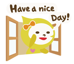 "LUCKY COLOR chan"(English) sticker #8085711