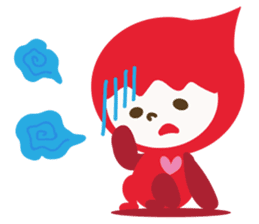 "LUCKY COLOR chan"(English) sticker #8085712