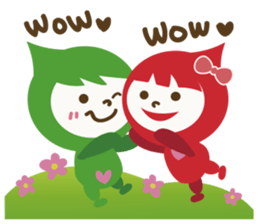 "LUCKY COLOR chan"(English) sticker #8085720