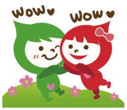 "LUCKY COLOR chan"(English) sticker #8085720