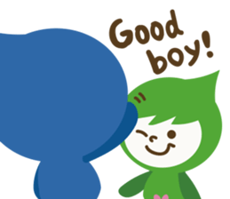 "LUCKY COLOR chan"(English) sticker #8085722