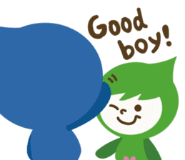 "LUCKY COLOR chan"(English) sticker #8085722