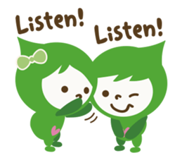 "LUCKY COLOR chan"(English) sticker #8085726