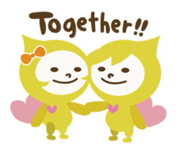 "LUCKY COLOR chan"(English) sticker #8085727