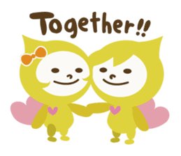 "LUCKY COLOR chan"(English) sticker #8085727