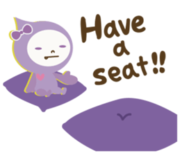 "LUCKY COLOR chan"(English) sticker #8085729