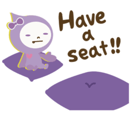 "LUCKY COLOR chan"(English) sticker #8085729