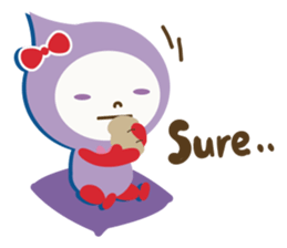 "LUCKY COLOR chan"(English) sticker #8085730