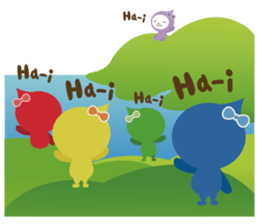 "LUCKY COLOR chan"(English) sticker #8085738