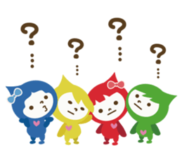 "LUCKY COLOR chan"(English) sticker #8085739