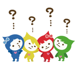 "LUCKY COLOR chan"(English) sticker #8085739