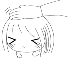 The cute girl's  Daily Life sticker #8086393