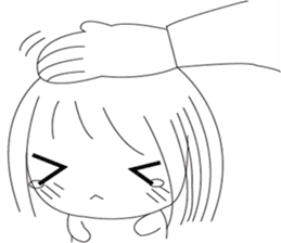 The cute girl's Daily Life sticker #8086393