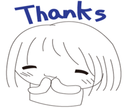 The cute girl's  Daily Life sticker #8086397