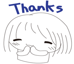 The cute girl's Daily Life sticker #8086397