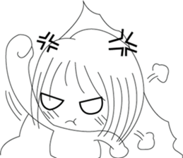 The cute girl's  Daily Life sticker #8086402