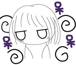 The cute girl's  Daily Life sticker #8086407