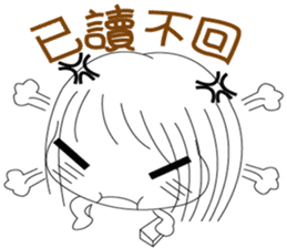 The cute girl's Daily Life sticker #8086418