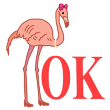 Flamingo and Friends sticker #8086660