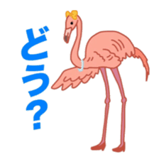 Flamingo and Friends sticker #8086661