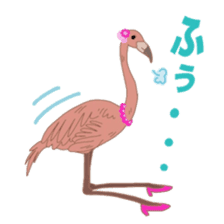 Flamingo and Friends sticker #8086667
