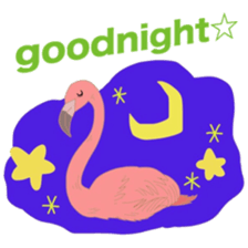 Flamingo and Friends sticker #8086677