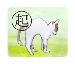Karuta of Cats sticker #8086733