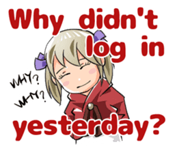 Online! Hizumi-chan Lv.1e sticker #8086796