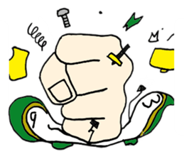 two frames of anger women version sticker #8087073