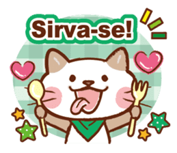 Gato fofo!Portuguese version.(cute cat) sticker #8087248