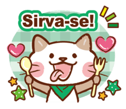 Gato fofo!Portuguese version.(cute cat) sticker #8087248