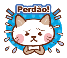 Gato fofo!Portuguese version.(cute cat) sticker #8087249