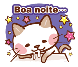 Gato fofo!Portuguese version.(cute cat) sticker #8087251