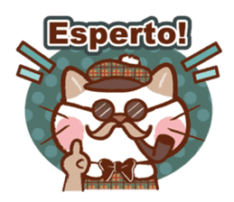 Gato fofo!Portuguese version.(cute cat) sticker #8087259