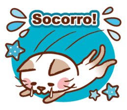 Gato fofo!Portuguese version.(cute cat) sticker #8087274