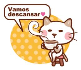 Gato fofo!Portuguese version.(cute cat) sticker #8087279