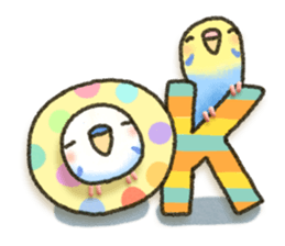 Budgerigar ! sticker #8087284