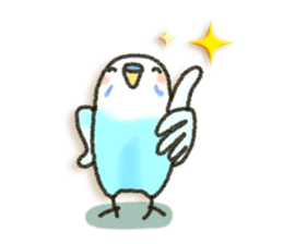 Budgerigar ! sticker #8087286