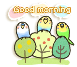 Budgerigar ! sticker #8087288