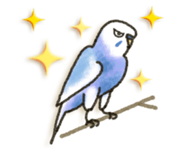 Budgerigar ! sticker #8087296