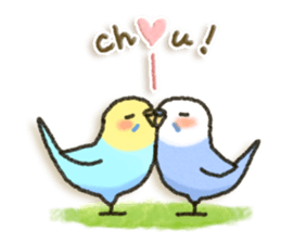 Budgerigar ! sticker #8087298