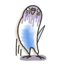 Budgerigar ! sticker #8087309
