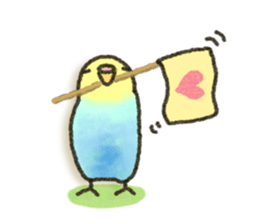 Budgerigar ! sticker #8087313