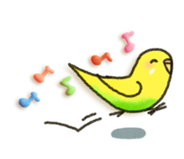 Budgerigar ! sticker #8087315