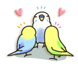 Budgerigar ! sticker #8087316